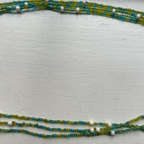 Beaded summer necklace - Picture 5 of 5